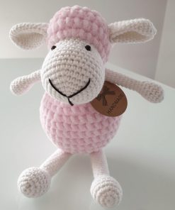 Owieczka Tosia różowo-biała