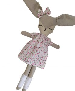 Króliczek w wiosennej sukience