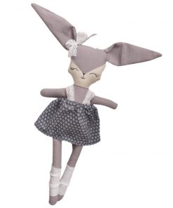 Króliczek w sukience we wzorki