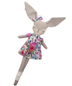 Króliczek w sukience w polne kwiaty