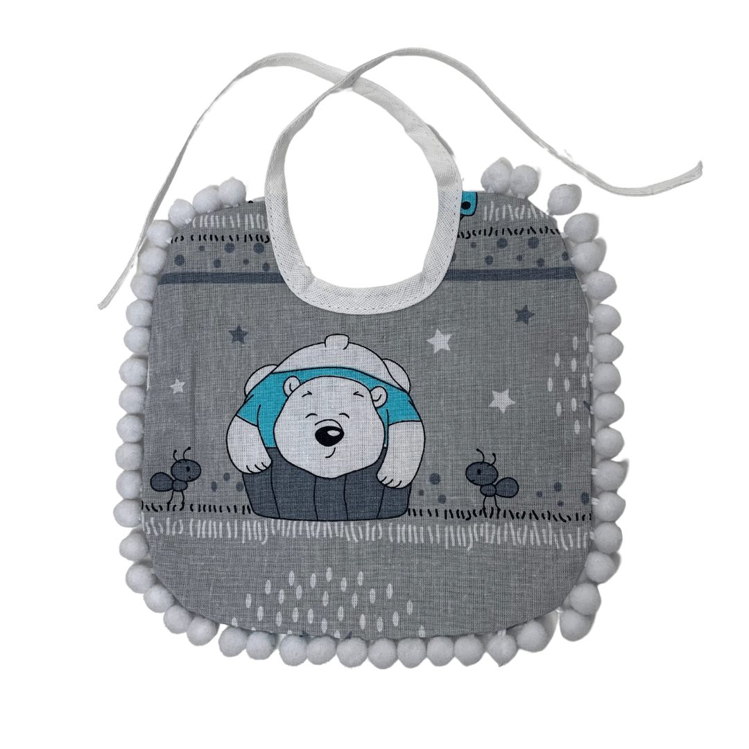 Śliniaczek w misie i żyrafy dla maluszka | Moonio.pl