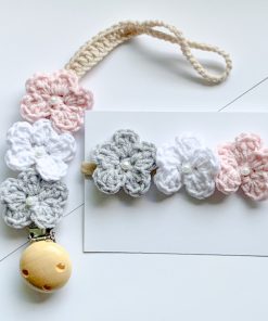 Zestaw Kwiatki - zawieszka + opaska