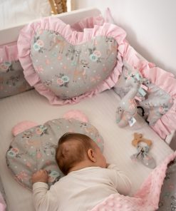 Poduszka serce z falbanką