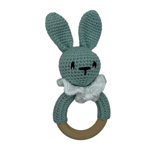 Miętowy króliczek grzechotka