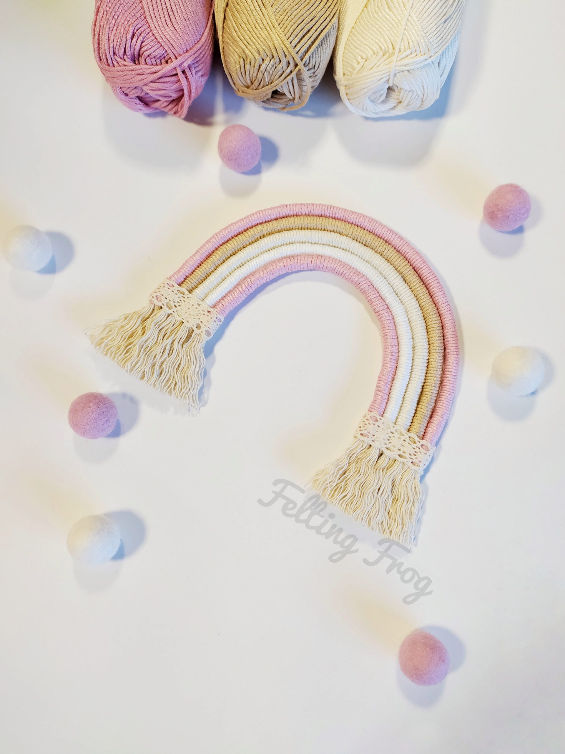 Makramowa tęcza - obrazek 3