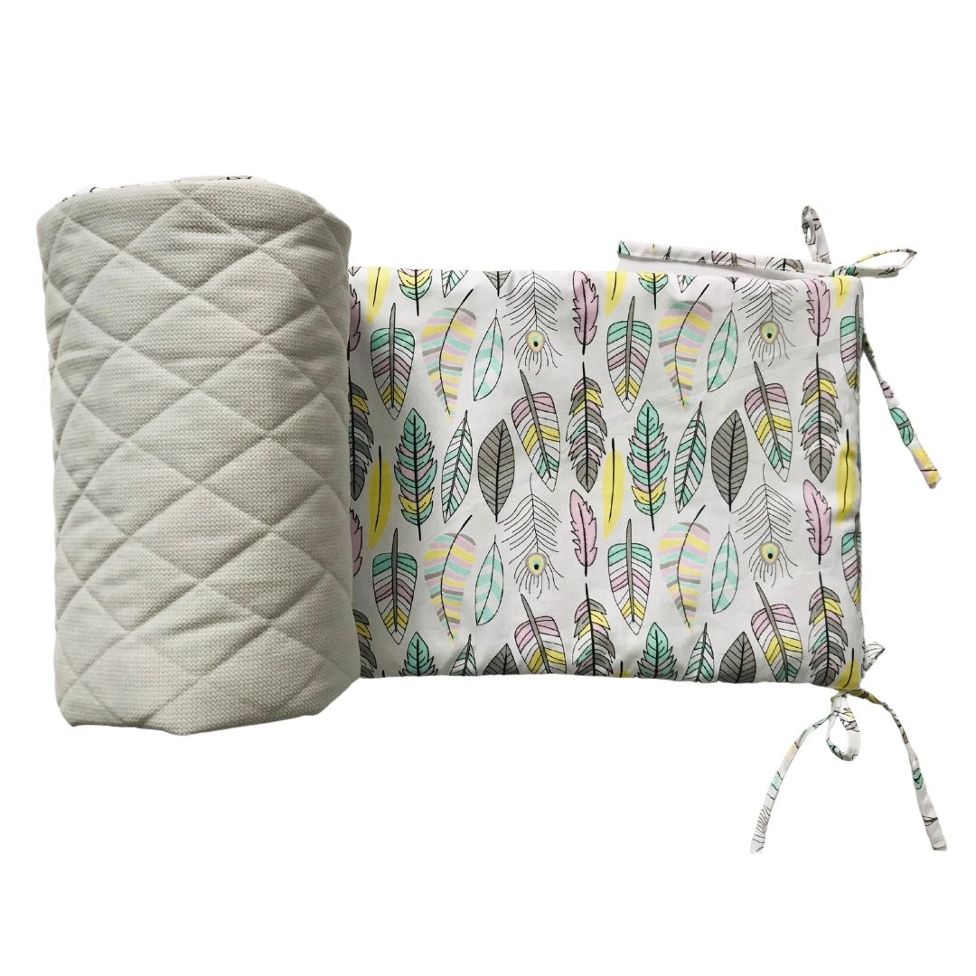 Ochraniacz na szczebelki łóżeczka velvet - obrazek 2