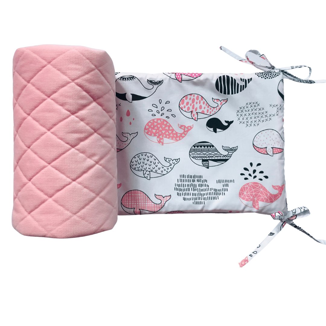 ochraniacz velvet - wieloryby