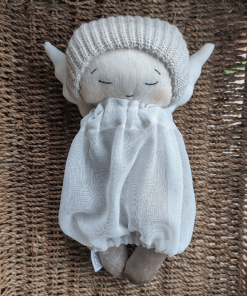 Lalka Anioł Biały chłopiec