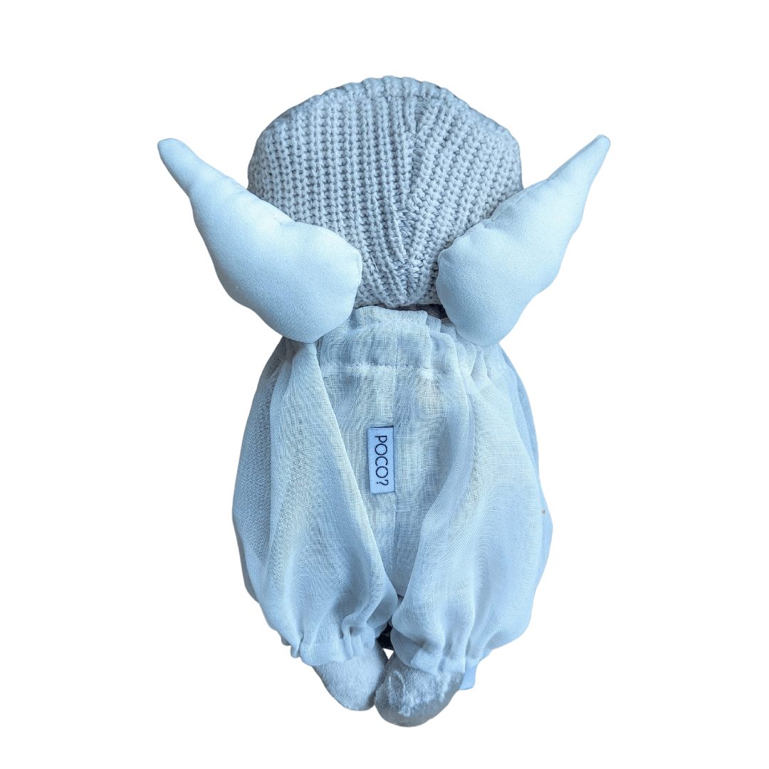 Lalka Anioł Biały chłopiec