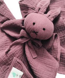 Muślinowy króliczek, winogronowy